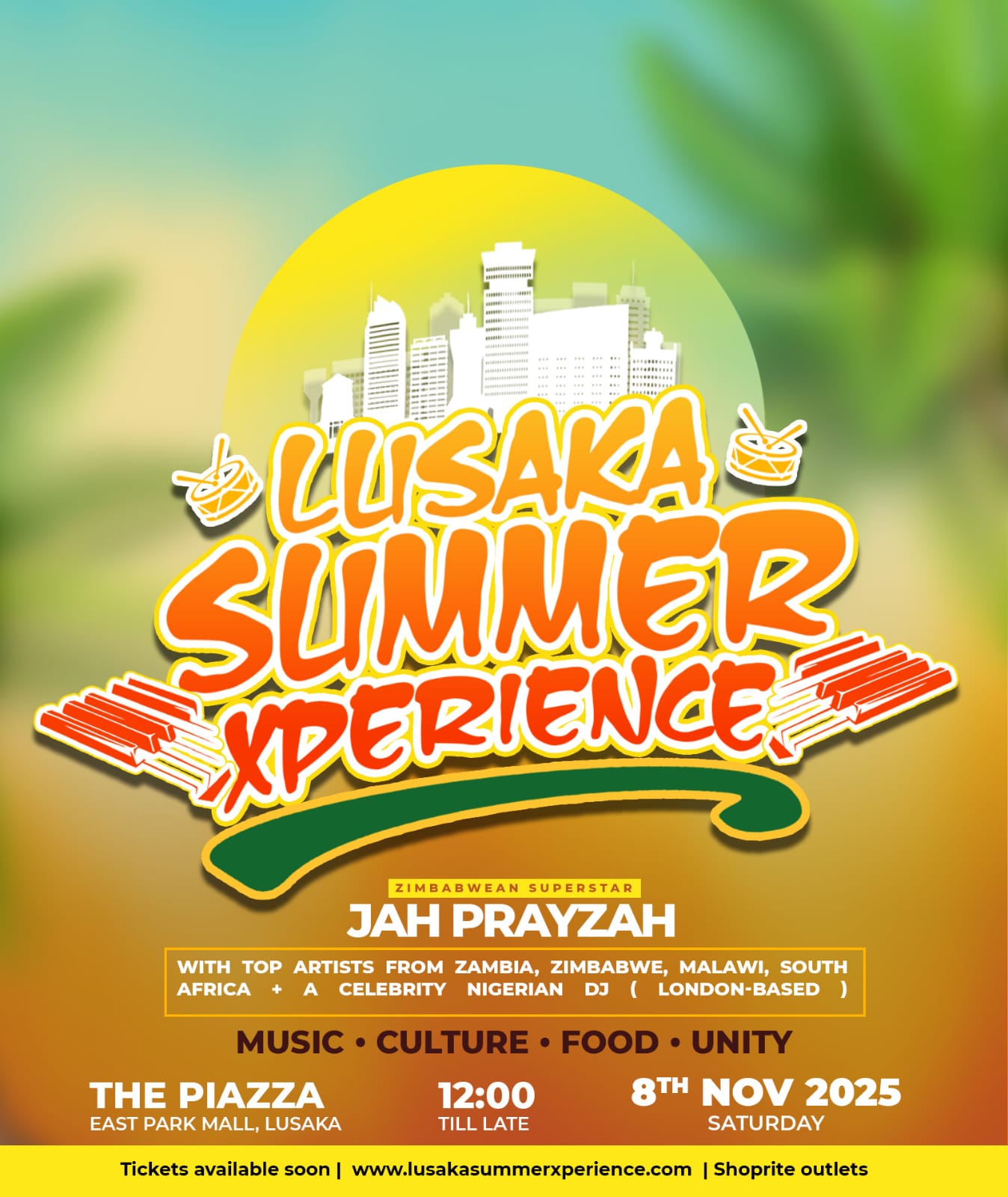 Lusaka Summer Xperience 2025 Flyer